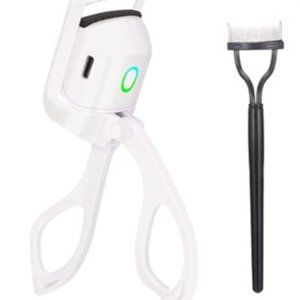 Heated Electric USB Eyelash Curler with Comb New in Box